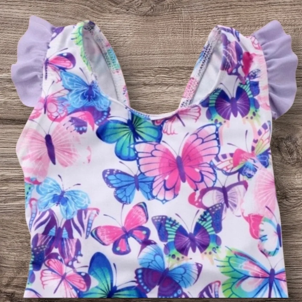 CLOSET CLEAN OUT! NWOT Infant One-Piece Butterfly Bathing Suit 3–6 months